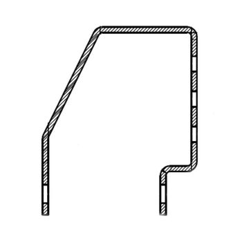 Stützradhalter schraubbar für KRV17