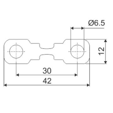 Streifensicherung 110A, bis 32 V, 1 Pack = 10 Stk.