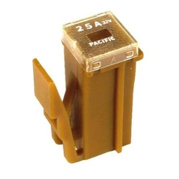 Sicherung PAL Locking Female slot (D), braun, 25A bis 32V