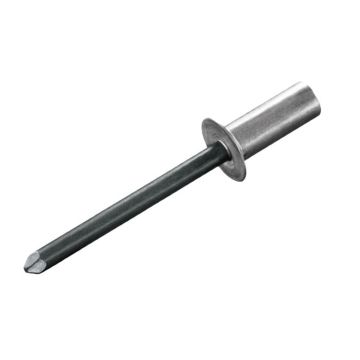 Dicht-Becherblindniete Alu/Stahl 4.8 x 16.0 Flachrundkopf