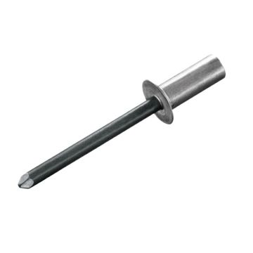 Dicht-Becherblindniete Alu/Stahl 4.8 x 21.0 Flachrundkopf