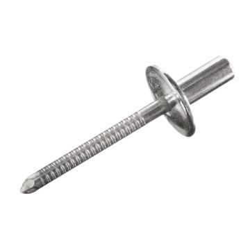 Dicht-Becherblindniete Inox/Inox 4.8 x 12.0 Grosskopf, gerillt