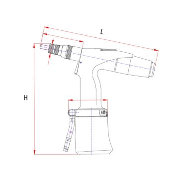 Druckluftgerät für Blindnietmuttern AIRPOWER 4