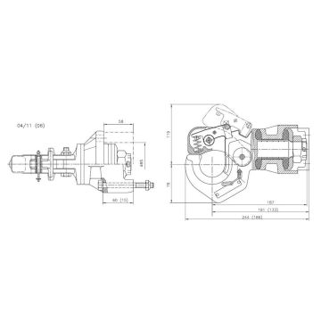 Hakenkupplung Rockinger Typ RO 232 Drehbar 232A04531