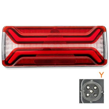 Feu arrière à LED AGRILED Aspöck 12V 234124217