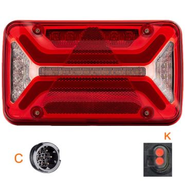 LED feu arrière Aspöck Multiled III (04) 10-30V  gauche