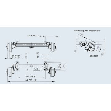 GFA 1000kg, A: 1000mm, C: 1450mm 249148