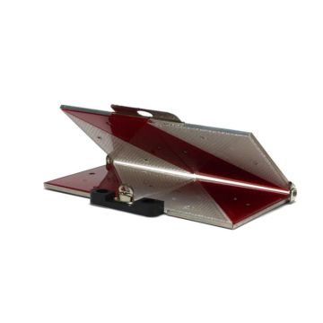 Panneau d'avertissement de stationnement 285 x 285 mm, pliable pour l'avant