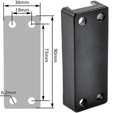 Console interchangeable partie inférieure noire pour Visio 300