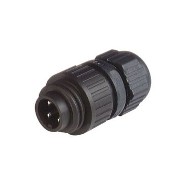 Stecker 4-pol Kunststoff 16A, 400V,  mit PG Verschraubung