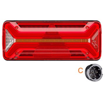 LED Schlussleuchte Aspöck ECO LED II-4 10-30V links