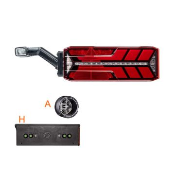 LED Schlussleuchte Aspöck ECO LED III 18-32V links