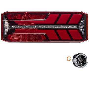 LED Schlussleuchte Aspöck ECO LED III 18-32V links 254123041