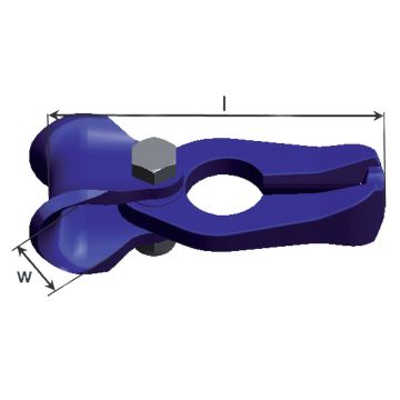 Pièce coulissante pour chaîne forestière