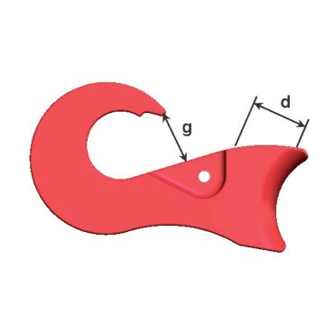 Seilgleithaken VRV 5/8