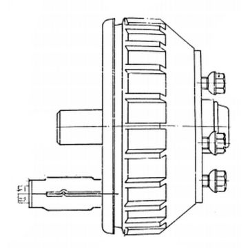 Radbremse Typ 2051 zum Einschweissen