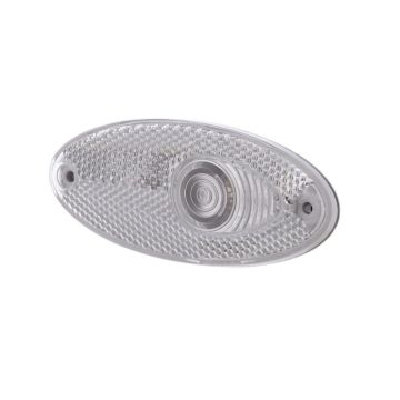 Feu de position Hella blanc avec catadioptre 12 V