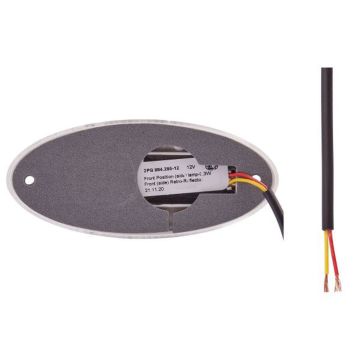 LED Positionsleuchte Hella weiss mit Rückstrahler 12V