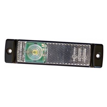 LED Feu de position blanc avec catadioptre Hella