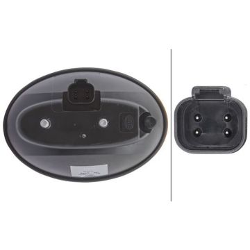 Schlussleuchte Hella 12/24V  links/rechts 2SD343130071