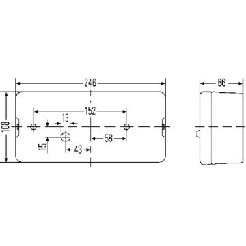 Schlussleuchte Hella rechts BBSKR 12-24V