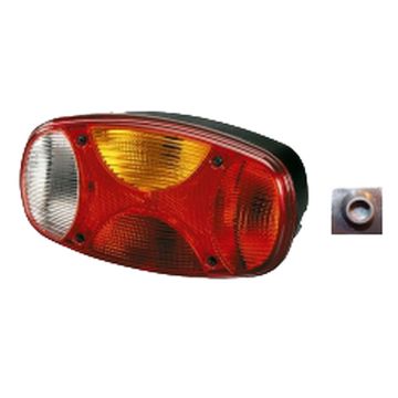 Feu arrière Hella Cargoluna 12-24V droite