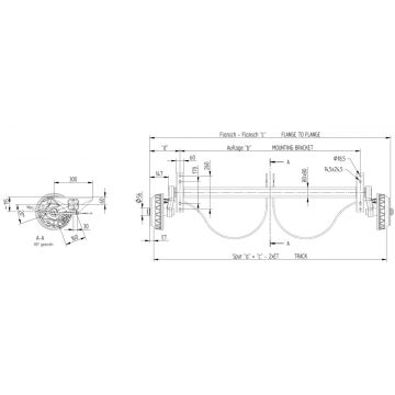 GFA 1800kg, A: 1000mm, C: 1470mm