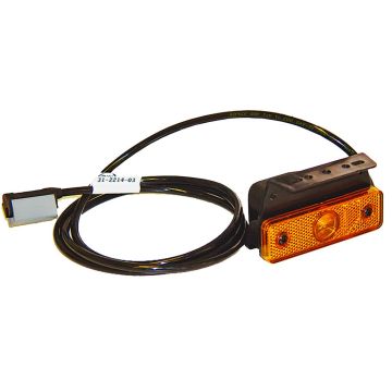 LED feu de position latéral Flatpoint (5) jaune 24V 312214037