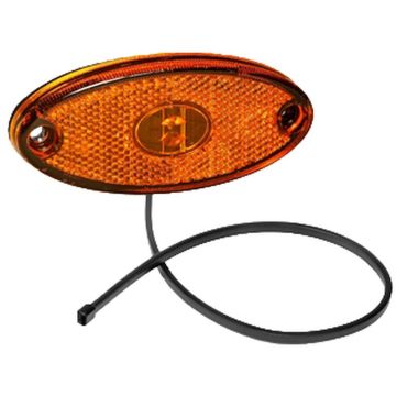 LED feu de position latéral Flatpoint II jaune  12/24V