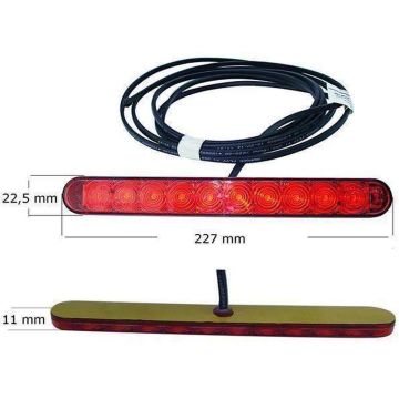 LED Zusatzbremsleuchte Aspöck 12V  selbstklebend