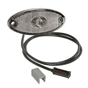 LED feu de position Flatpoint II weiss 24V