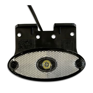 LED Positionsleuchte Flatpoint II weiss 12V 31-6969-007