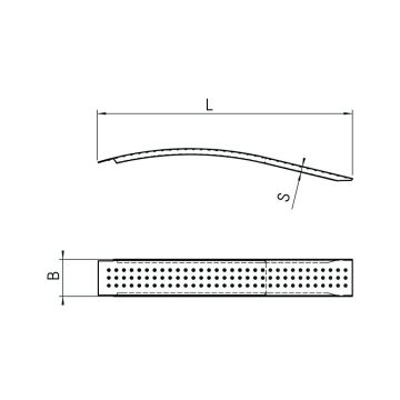 Alu-Laderampe,  900 kg pro Paar, ist aber nur 1 Stück, gebogen 325655