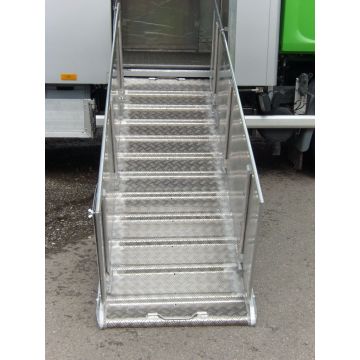 Alu-Laderampe für Schweineverlad