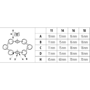 U-PROTECT-F 180  11mm   Forstketten