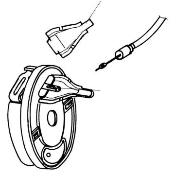 Câble de frein cloche Ø ext 30mm / M10 KNOTT