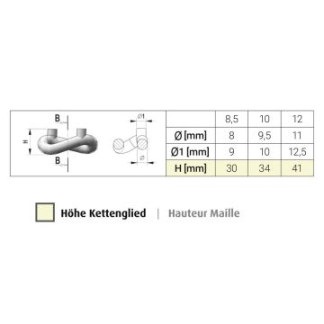 GRIP STUD 295 10mm chaînes à neige