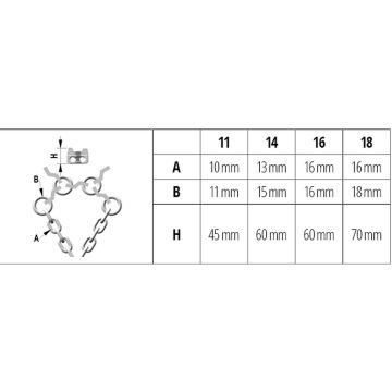 KRPAN 080 11mm chaînes forestières