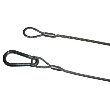 Abreissseil 2300mm Karabiner / Schlaufe