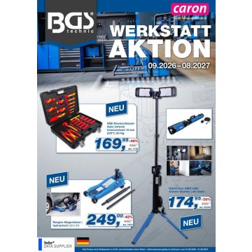 Prospekt BGS Werkstatt Aktion