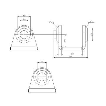 Patin de ressort pour sellette d'accouplement articulée