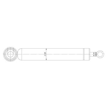 Amortisseur BPW ZAF 3,5-2