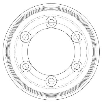 BT BPW 300x80, 205x6, Höhe 112 mm