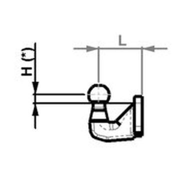 Flanschkugel LB 83x56, D31.0kN, S250kg