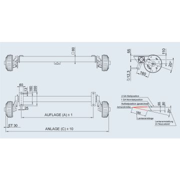 GFA 1500kg, A: 1400mm, C: 1850mm  4kt