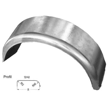 Garde boue 1-essieu tôle fine H1810/12
