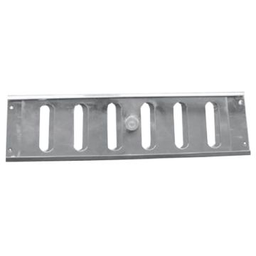 Grille d'écacuation d'air réglable alu 500 x 100