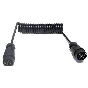 Spiralkabel  7-pol  Bosch Ø 40/22mm, Arbeitslänge 4m