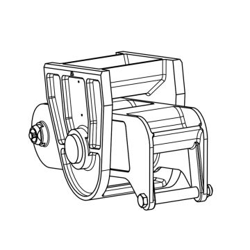 Bascule droite pour tandem parabolique 100mm
