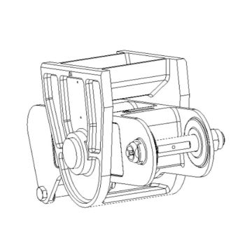 Bascule gauche pour tandem parabolique 100mm
